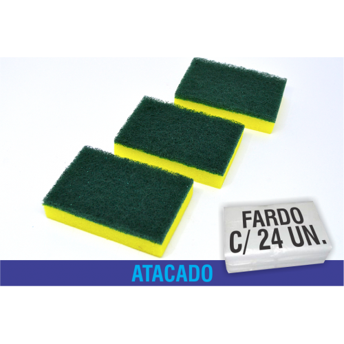 ESPONJA LAVA LOUÇA DUPLA - FACE - 3X1= Para comprar Ligar no WhatsApp da Empresa Nº.19-99694.7462